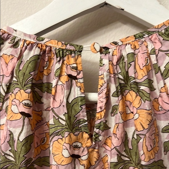 J. Crew Floral Mini Dress - Pink and Green 314 - Picture 8 of 9